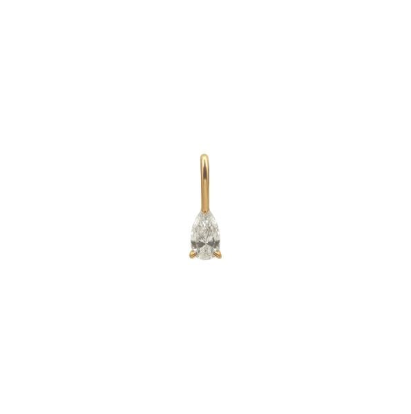 9ct Yellow Gold Pear - Cut Diamond Pendant - 19 Eleven Jewellers