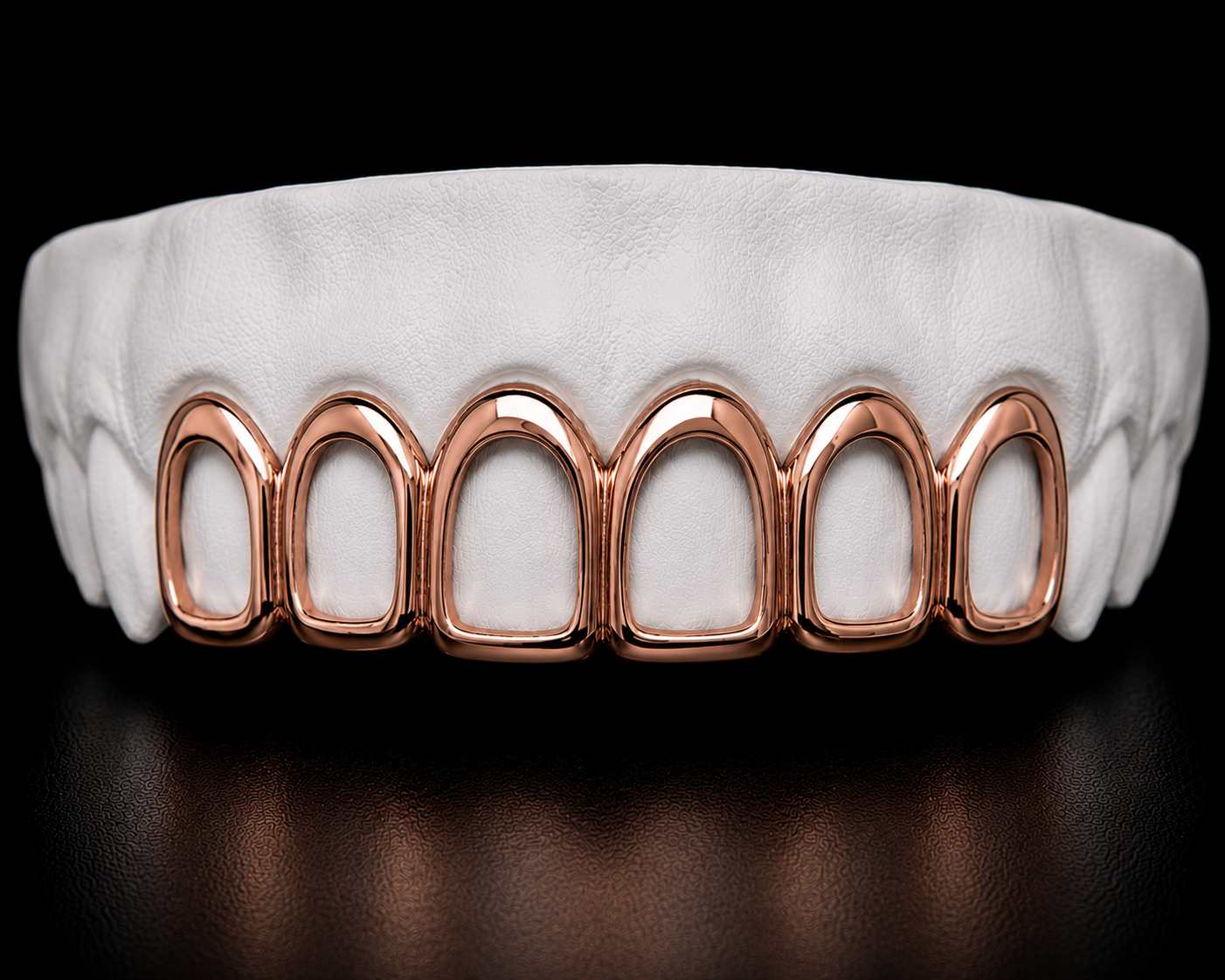 Top 6 Grillz — Window — Rose Gold
