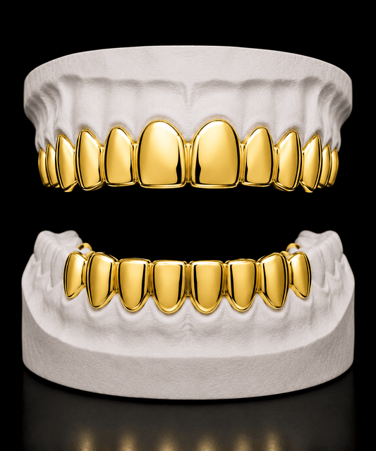 Full Set Grillz — Plain Solid - 19 Eleven Jewellers