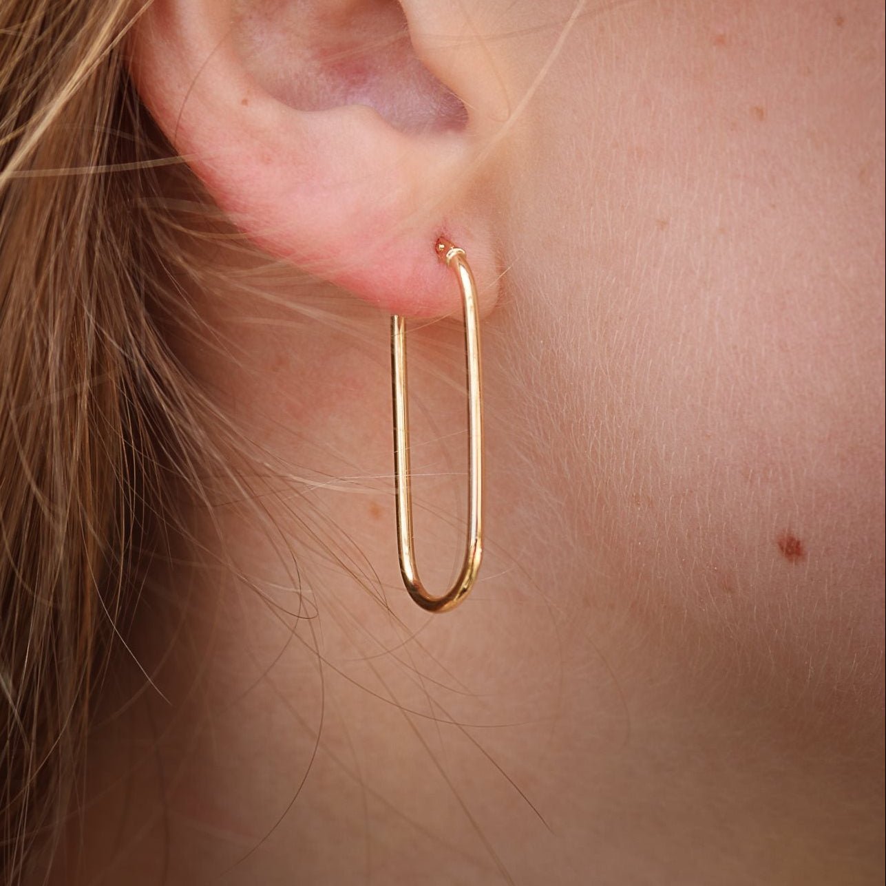 Paperclip Hoop - 19 Eleven Jewellers