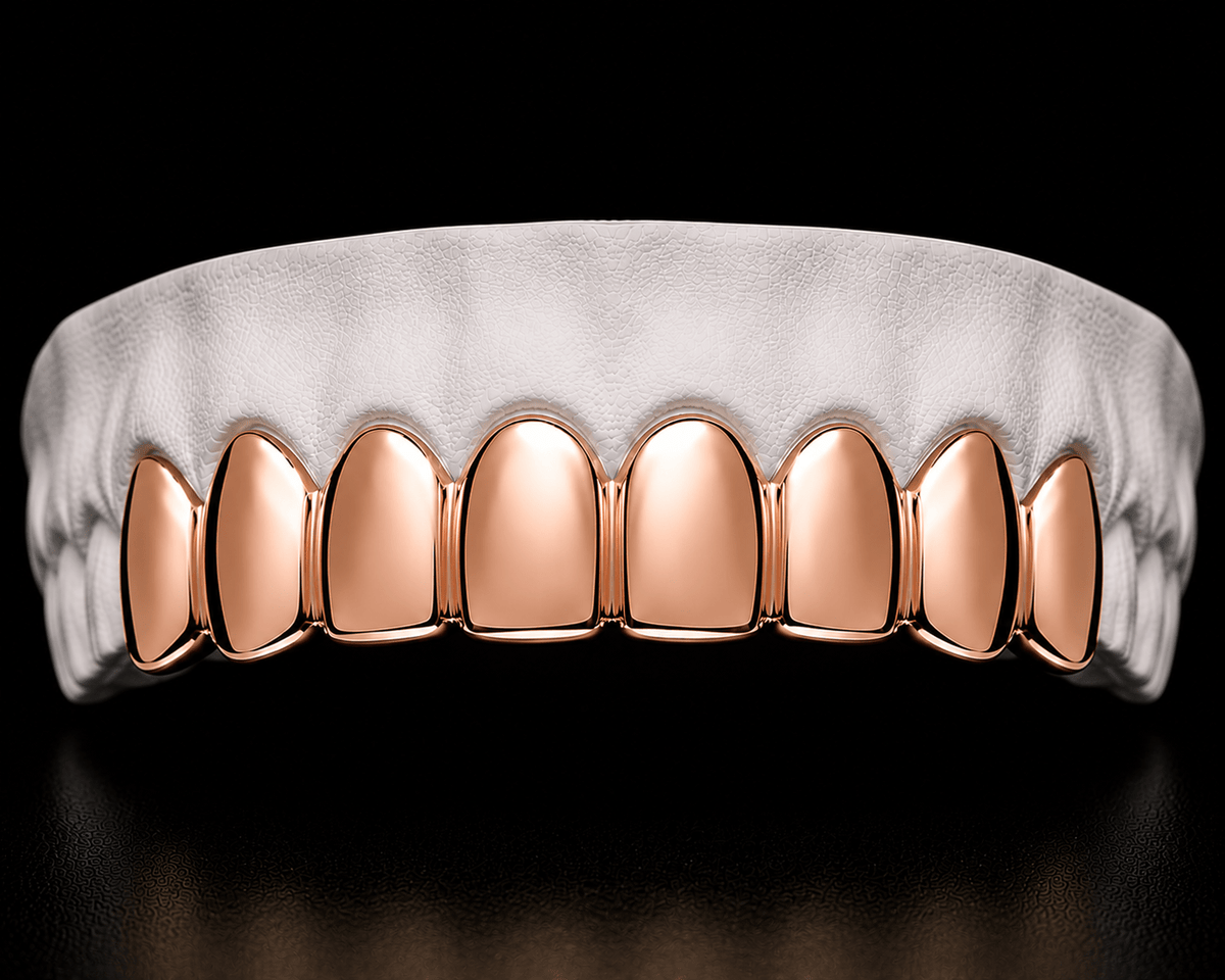 Top 8 Grillz — Plain Solid - 19 Eleven Jewellers