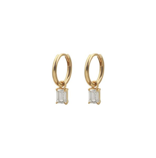 Emerald Cut Drop Hugs