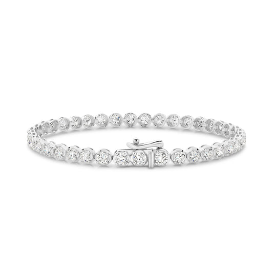 4.9ct Classic Round Tennis Bracelet — White Gold - 19 Eleven Jewellers