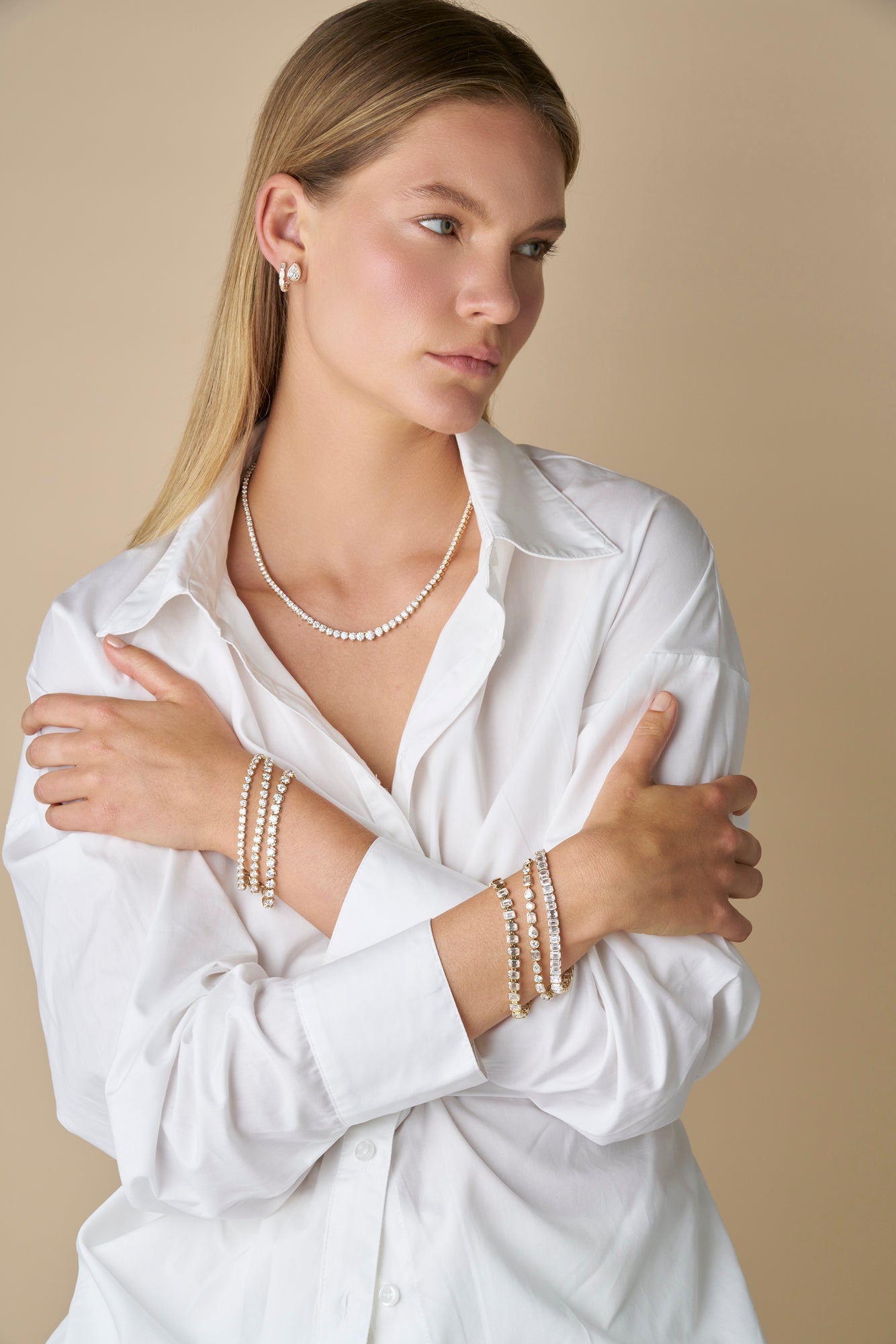 6.5ct Classic Round Tennis Bracelet — Yellow Gold - 19 Eleven Jewellers
