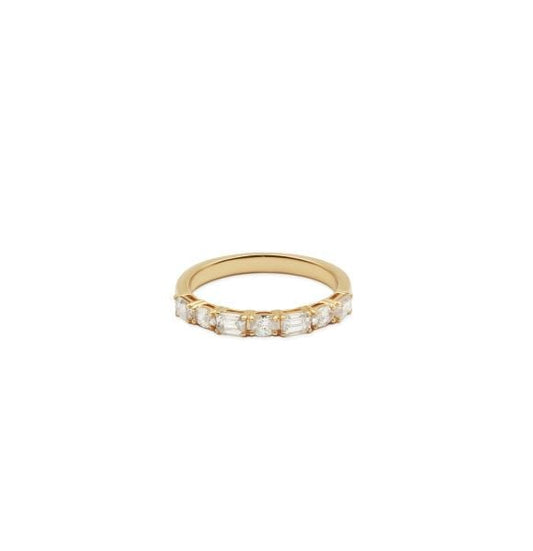 9ct Yellow Gold Half - Eternity Ring 1.05ct - 19 Eleven Jewellers