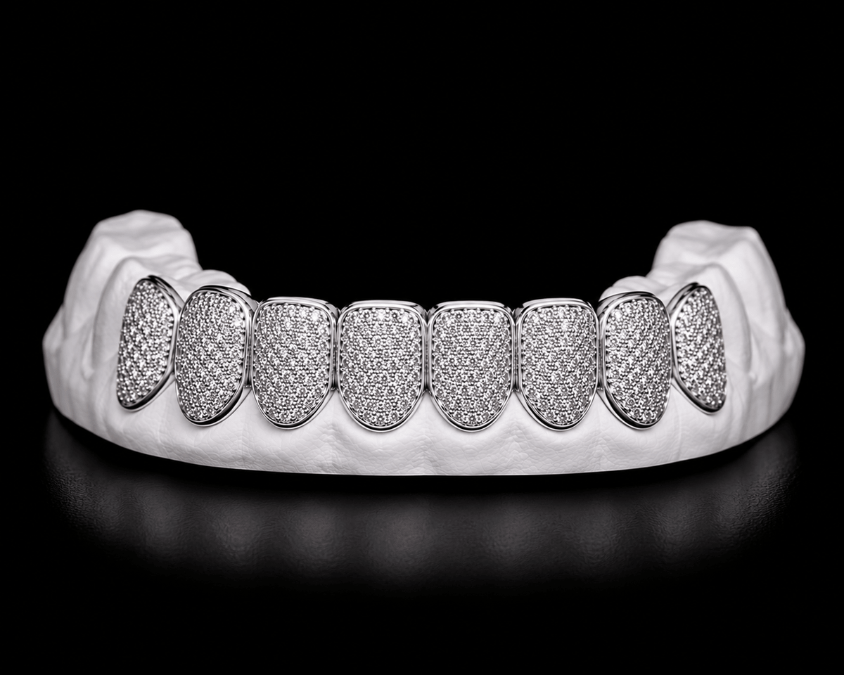 Bottom 8 Grillz — Iced Out - 19 Eleven Jewellers