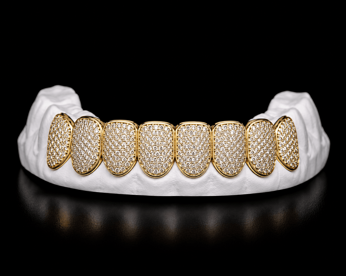 Bottom 8 Grillz — Iced Out - 19 Eleven Jewellers