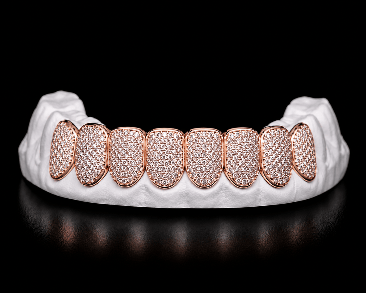 Bottom 8 Grillz — Iced Out - 19 Eleven Jewellers