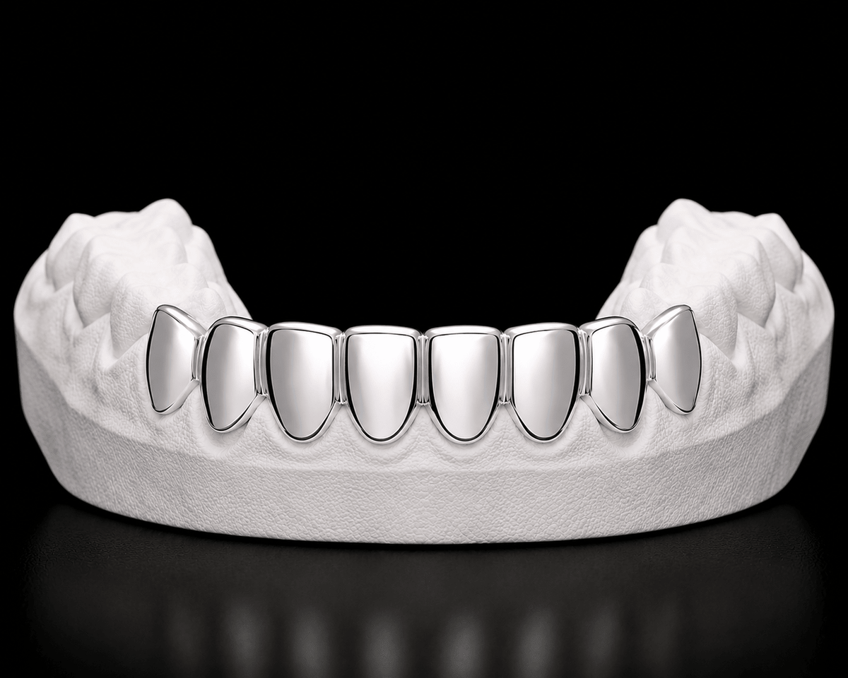 Bottom 8 Grillz — Plain Solid - 19 Eleven Jewellers