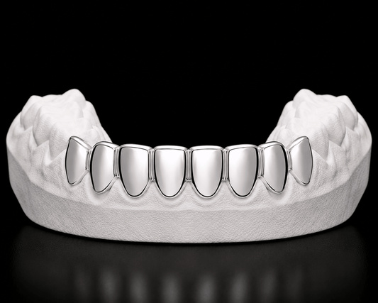 Bottom 8 Grillz — Plain Solid - 19 Eleven Jewellers