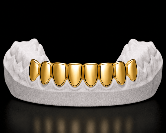 Bottom 8 Grillz — Plain Solid - 19 Eleven Jewellers