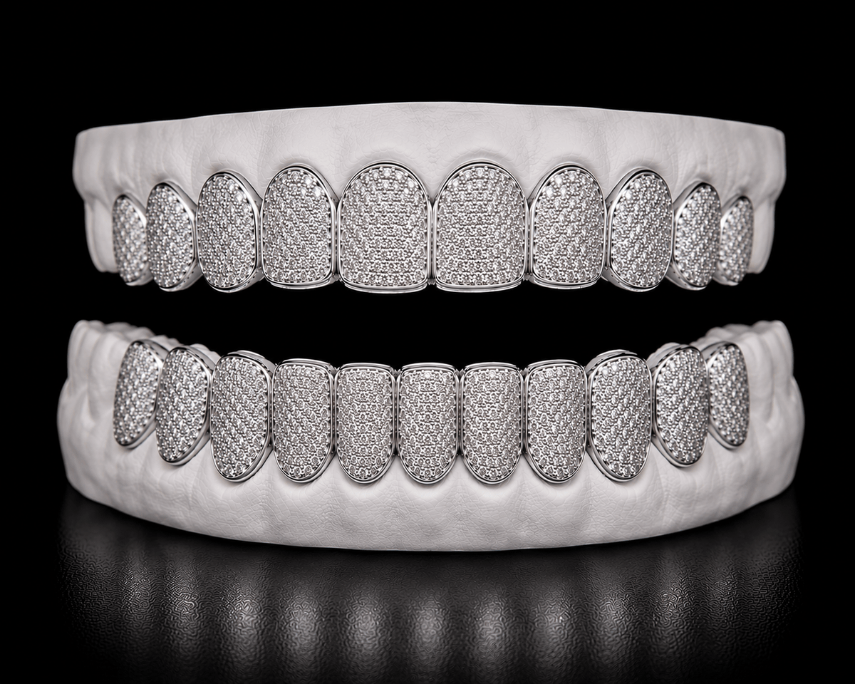 Full Set Grillz — Iced Out - 19 Eleven Jewellers