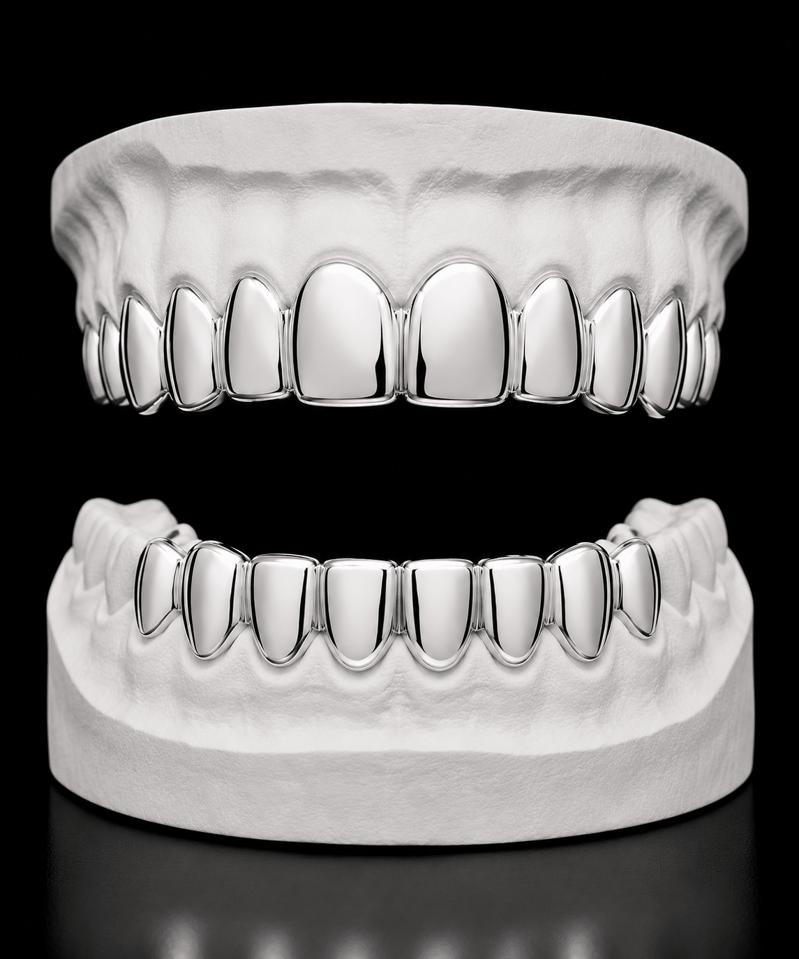 Full Set Grillz — Plain Solid - 19 Eleven Jewellers