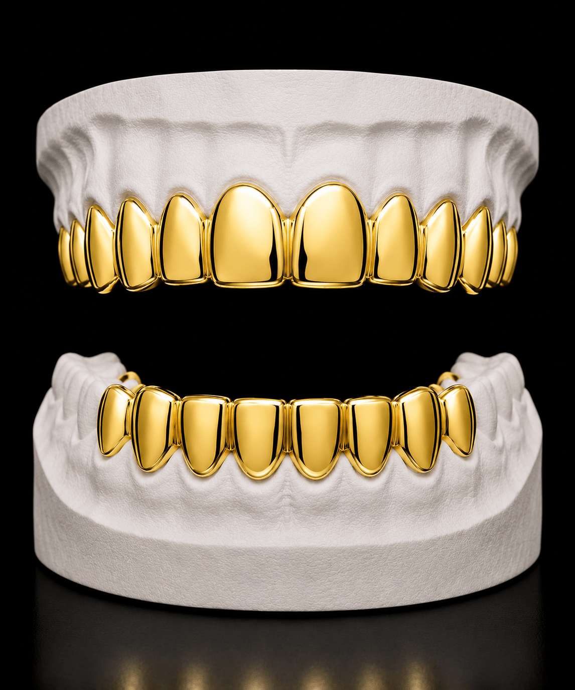 Full Set Grillz — Plain Solid - 19 Eleven Jewellers