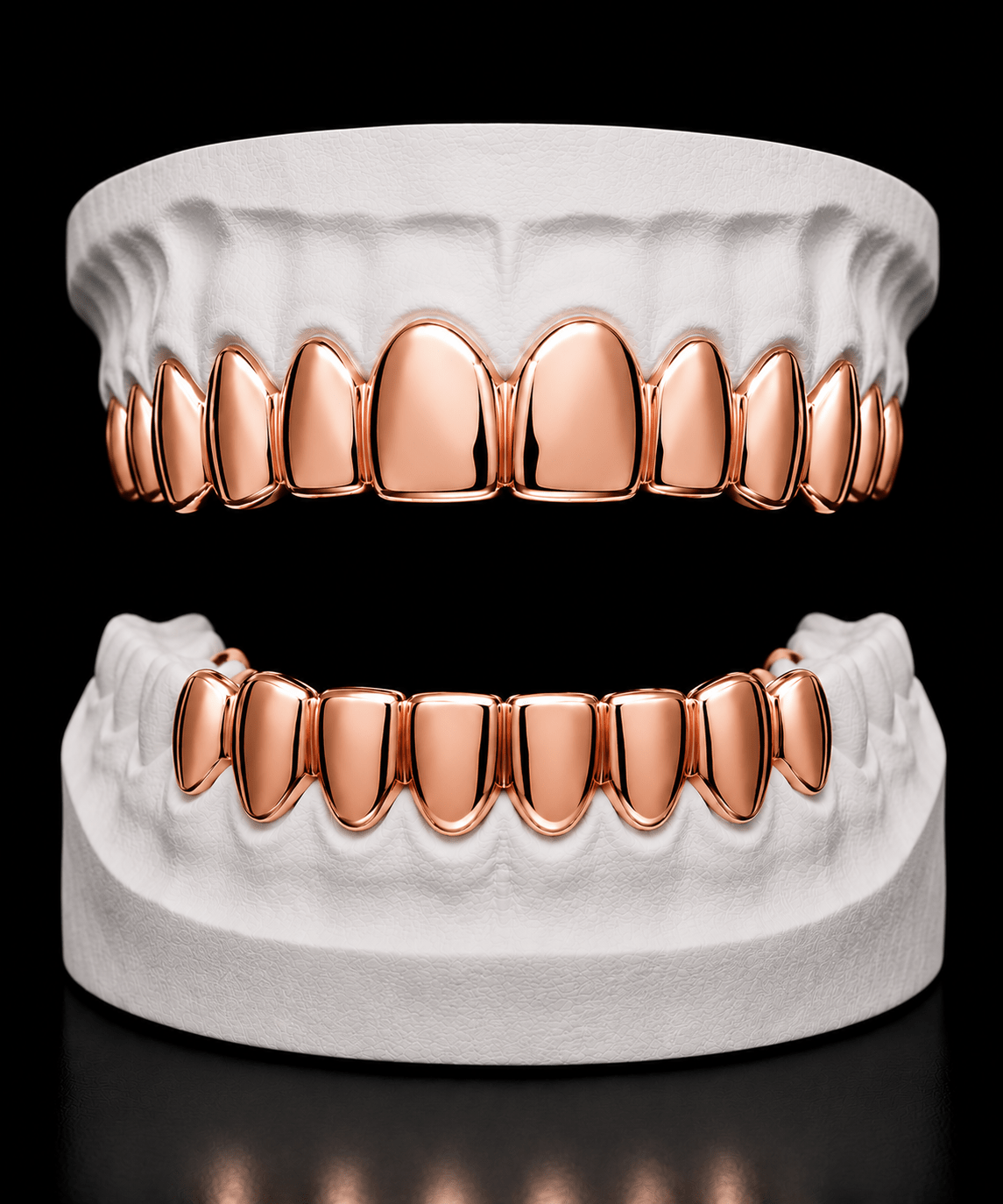 Full Set Grillz — Plain Solid - 19 Eleven Jewellers