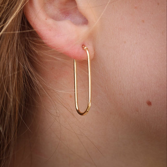 Paperclip Hoop - 19 Eleven Jewellers