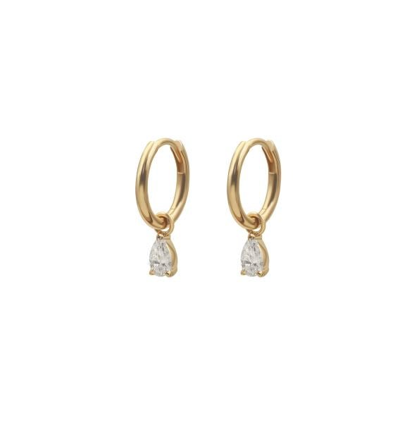 Pear Cut Drop Hugs - 19 Eleven Jewellers