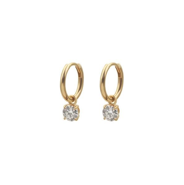 Round Diamond Drop Hugs - 19 Eleven Jewellers