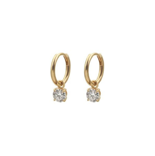 Round Diamond Drop Hugs - 19 Eleven Jewellers