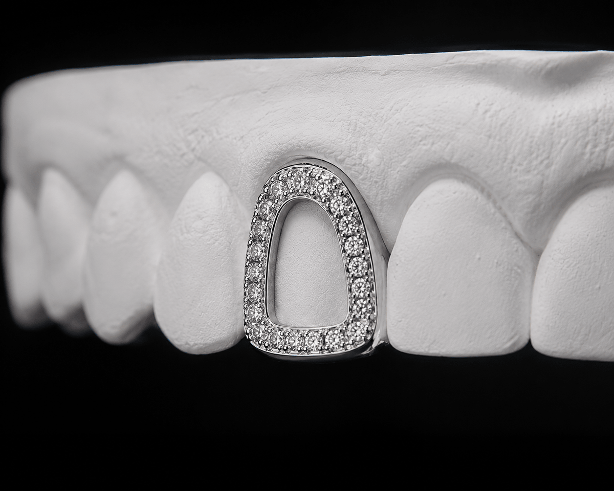 Single Cap Grillz — Iced Window - 19 Eleven Jewellers