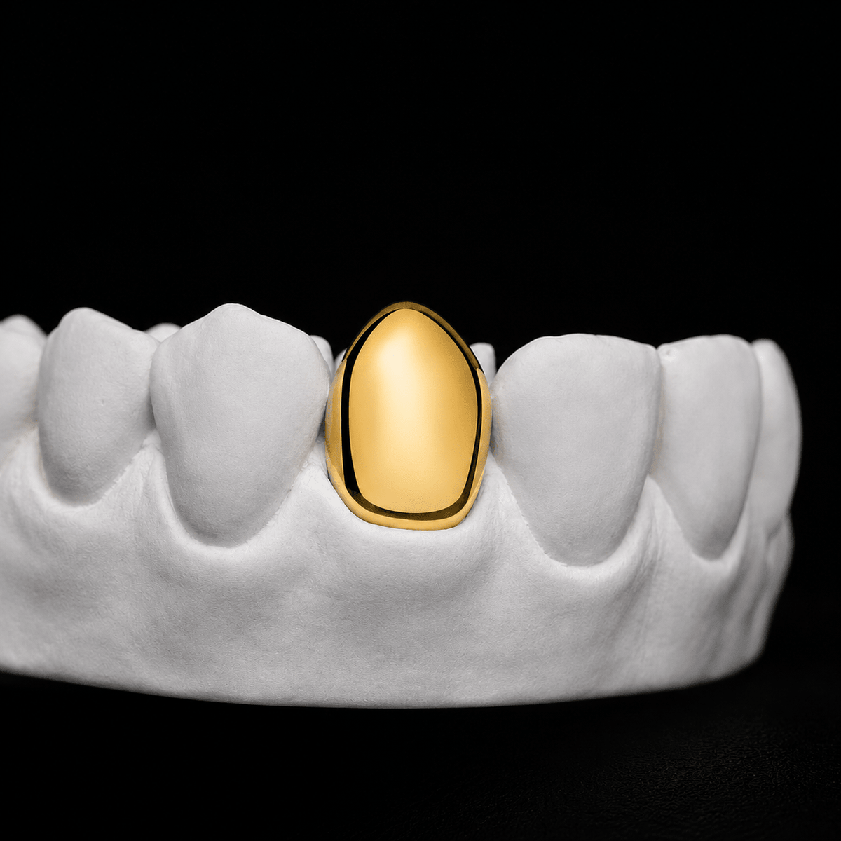 Single Cap Grillz — Plain Solid - 19 Eleven Jewellers