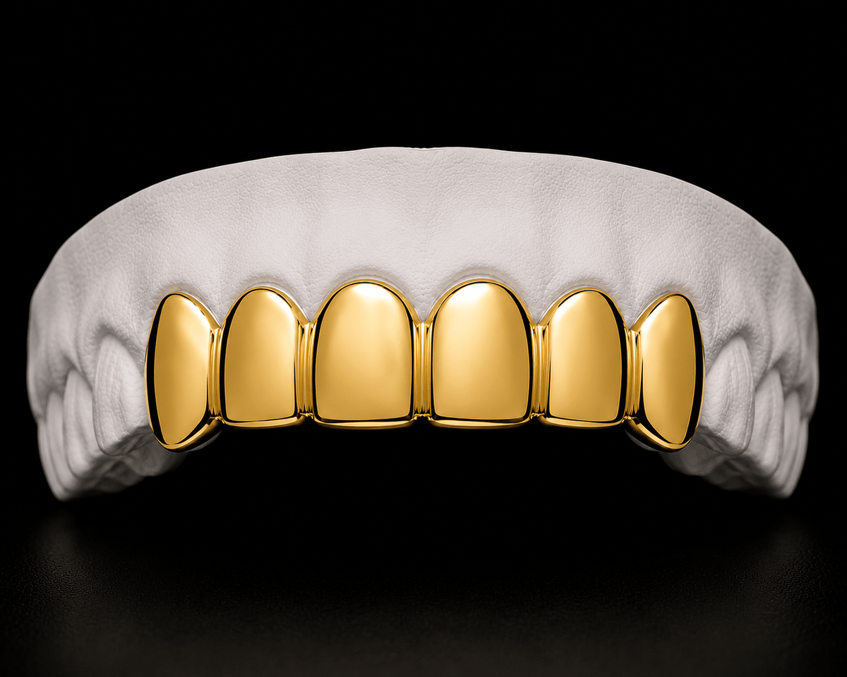 Top 6 Grillz — Plain Solid - 19 Eleven Jewellers