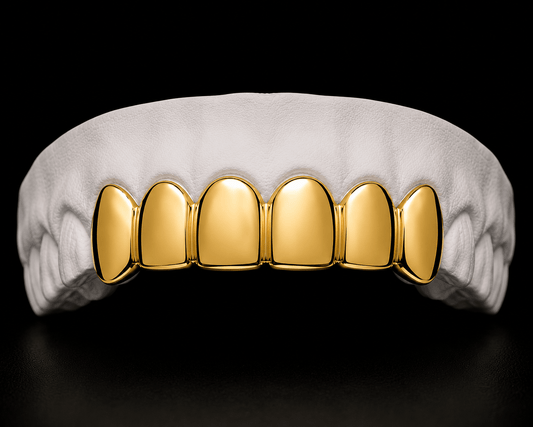 Top 6 Grillz — Plain Solid - 19 Eleven Jewellers