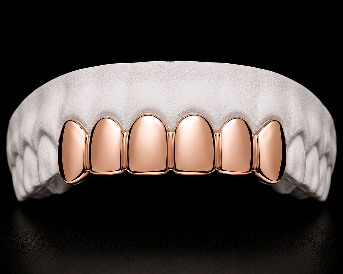Top 6 Grillz — Plain Solid - 19 Eleven Jewellers