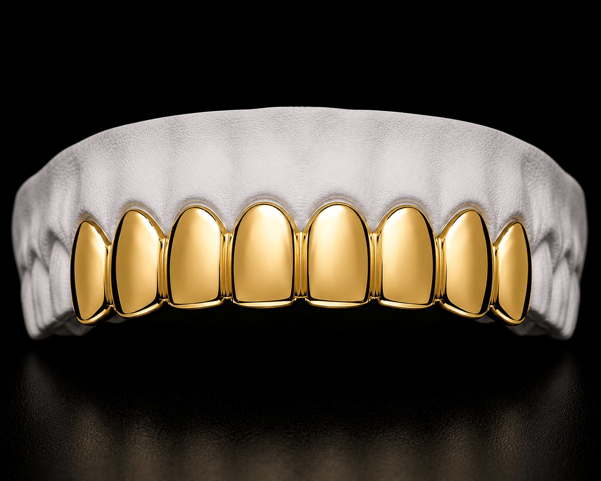 Top 8 Grillz — Plain Solid - 19 Eleven Jewellers