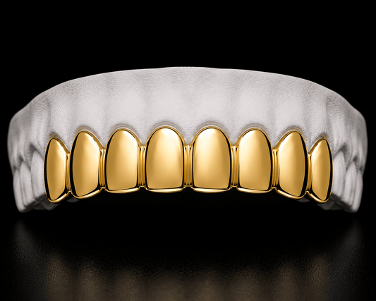 Top 8 Grillz — Plain Solid - 19 Eleven Jewellers
