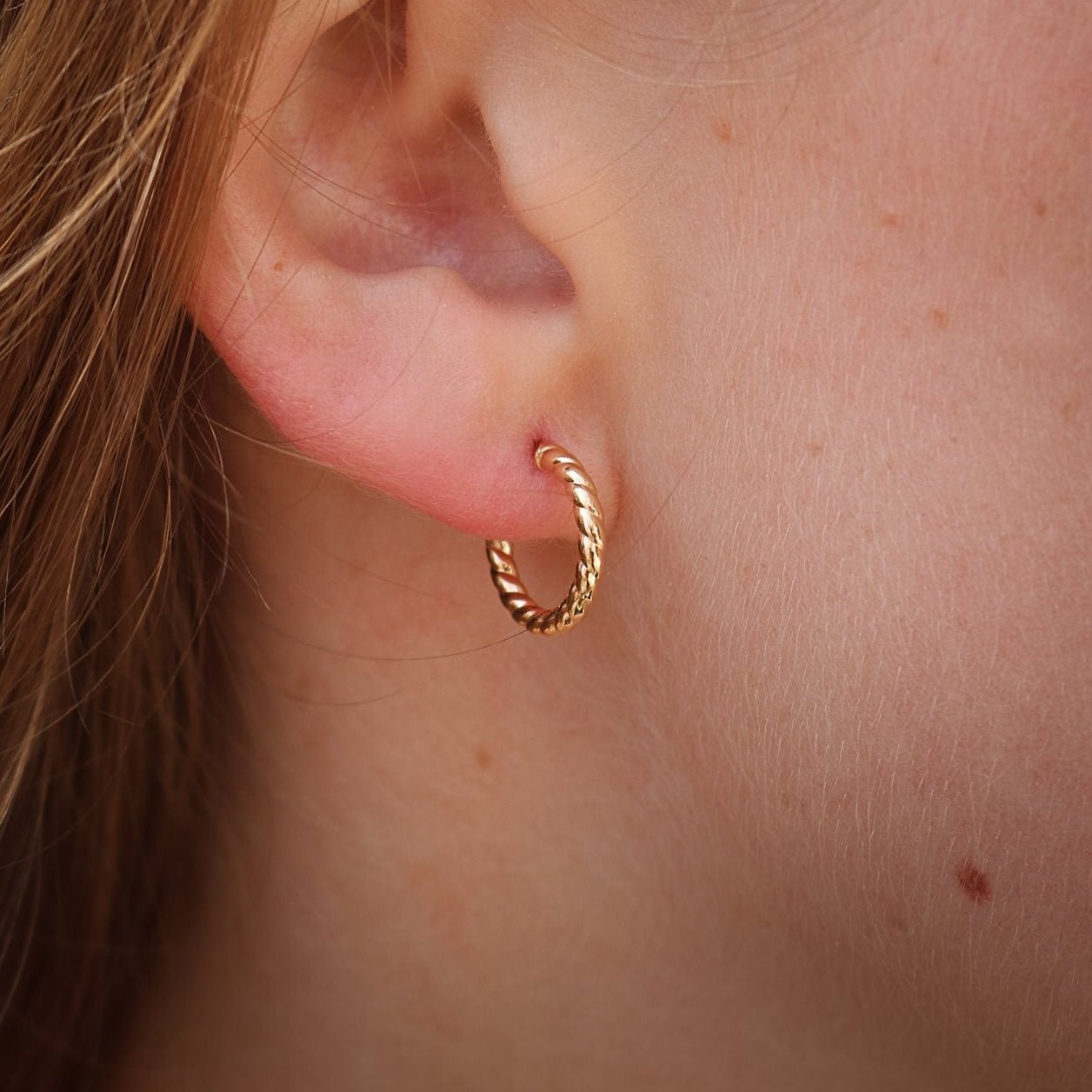 Twisted Half Hoop - 19 Eleven Jewellers