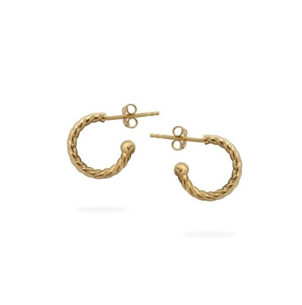 Twisted Half Hoop - 19 Eleven Jewellers